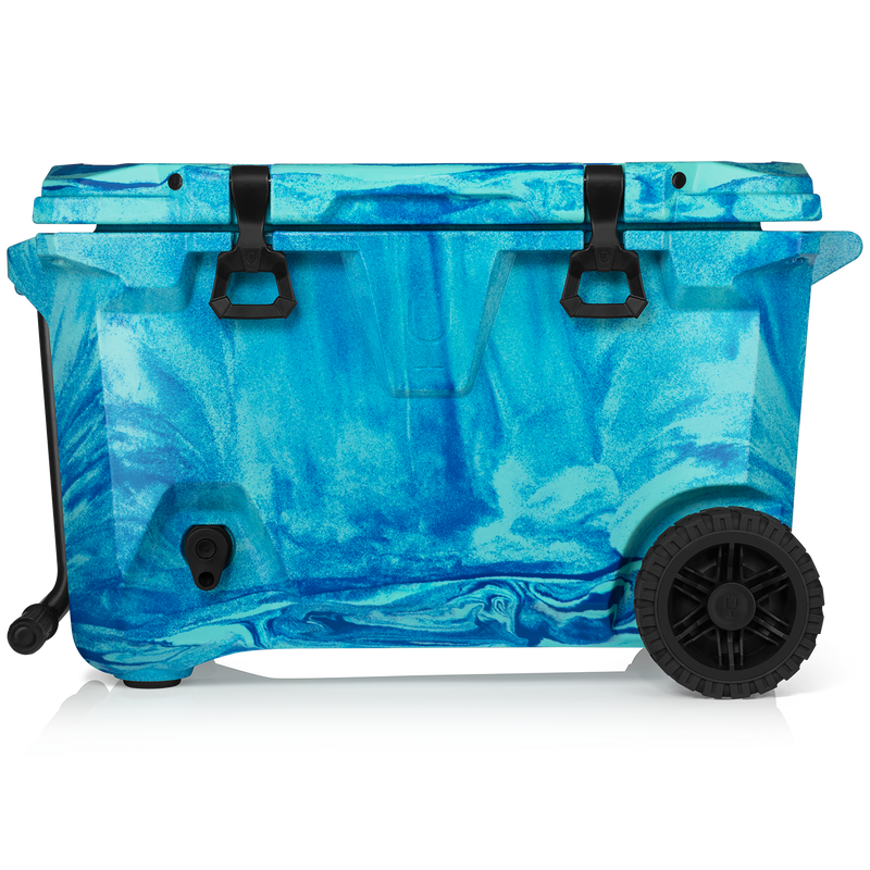 BrüTank 55-Quart Rolling Cooler | Ocean Swirl X9