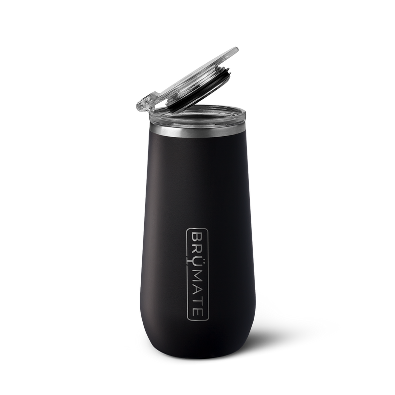 Champagne Flute | Matte Black | 12oz Q8
